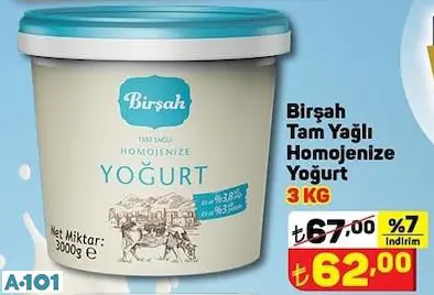 BİRŞAH TAM YAĞLI YOĞURT BİRŞAH TAM YAĞLI YOĞURT